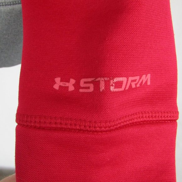 Under Armour | Hoodie | Youth Medium | Red & Silver - Picture 3 of 4